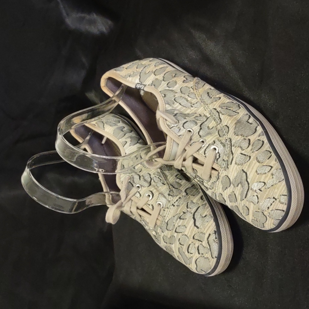 Leopard print champion Keds sz 9.5
